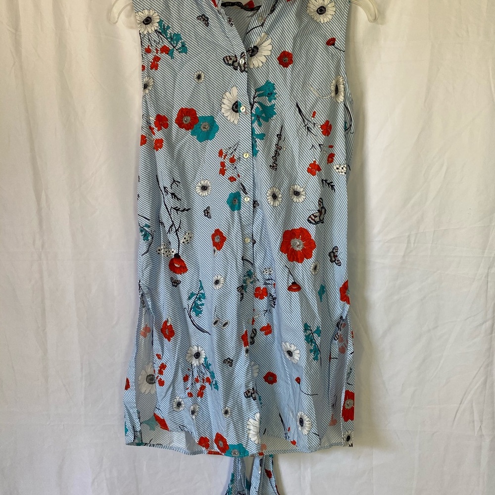 Zara Basic Collection Floral Blouse - Picture 6 of 7